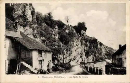 Ak Dole Jura, Les Bords du Doubs, vieilles maisons