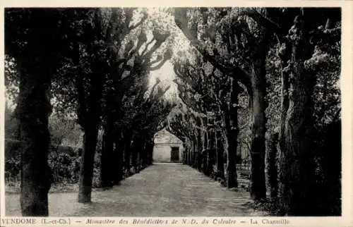 Ak Vendôme Loir et Cher, Monastere des Benedictines de Notre Dame du Calvaire, Charmille