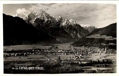 Ak Lienz in Tirol, Panorama mit Spitzkofel