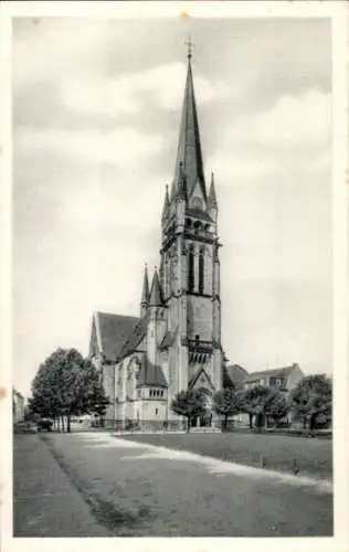 Ak Detmold am Teutoburger Wald, Kaiser-Wilhelm-Platz, Christuskirche