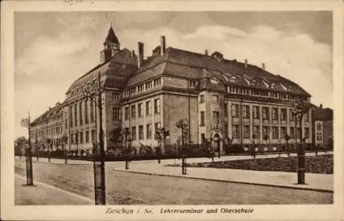 Ak Zwickau in Sachsen, Lehrerseminar, Oberschule