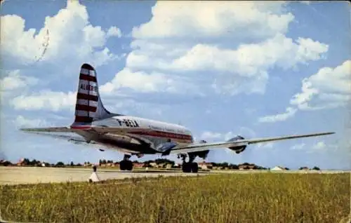 Ak Passagierflugzeug Douglas DC 4, Cie Air Algérie, F-BELA