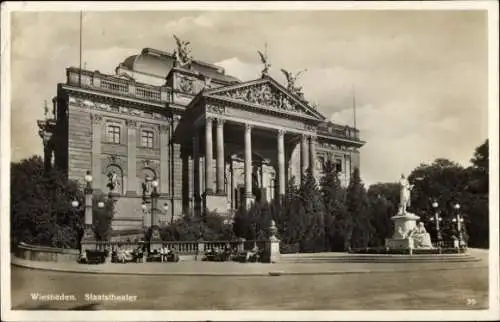 Ak Wiesbaden in Hessen, Staatstheater