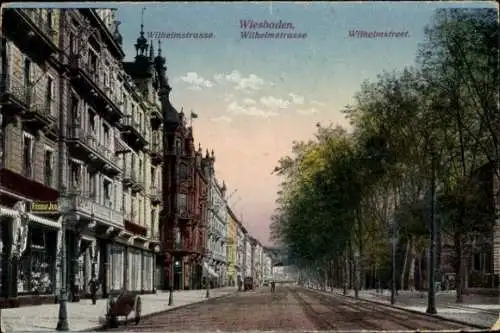 Ak Wiesbaden in Hessen, Wilhelmstraße