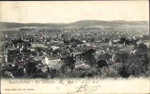 Ak Saarbrücken im Saarland, St. Johann