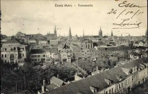 Ak Essen im Ruhrgebiet, Totalansicht