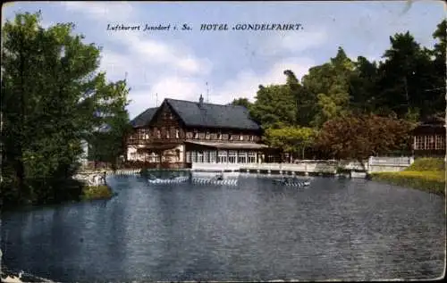 Ak Jonsdorf in der Oberlausitz Sachsen, Hotel Gondelfahrt