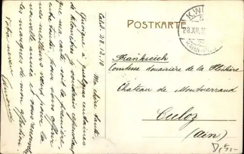 Ak Calw im Schwarzwald, Totalansicht, Neue Höhere Handelsschule und Handelsakademie