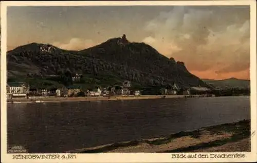 Ak Königswinter am Rhein, Drachenfels