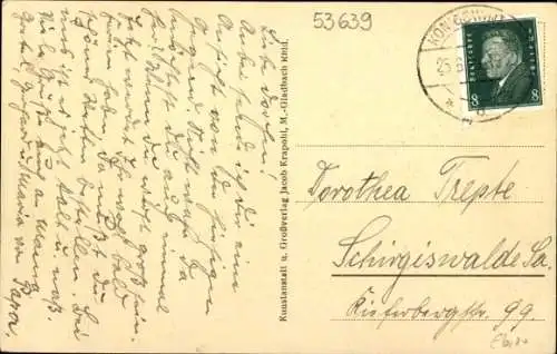 Ak Königswinter am Rhein, Drachenfels