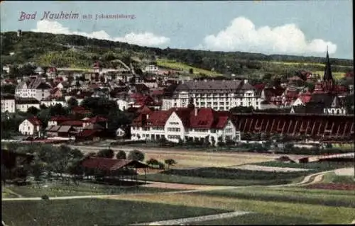 Ak Bad Nauheim in Hessen, Totalansicht, Johannisberg