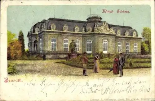 Ak Benrath Düsseldorf am Rhein, Königliches Schloss