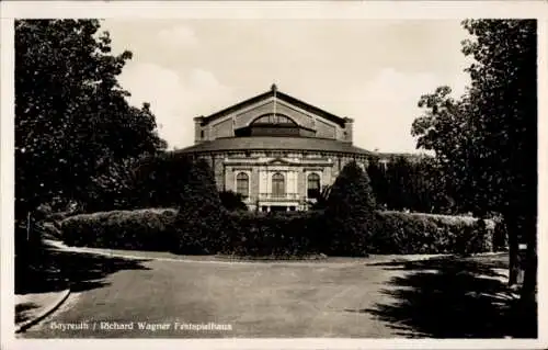 Ak Bayreuth in Oberfranken, Richard Wagner-Festspielhaus