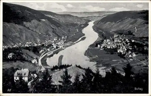 Ak Alf an der Mosel, Bullay, Panorama