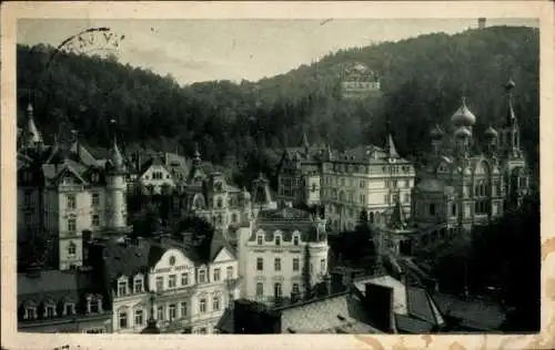 Ak Karlovy Vary Karlsbad Stadt, Westend