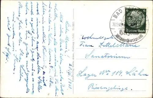 Ak Duszniki Zdrój Bad Reinerz Schlesien, Totale, Ring, Laua Quelle
