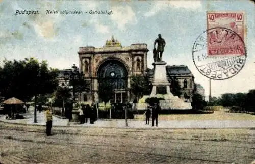 Ak Budapest Ungarn, Ostbahnhof