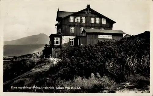 Ak Karpacz Krummhübel Riesengebirge Schlesien, Prinz Heinrich Baude