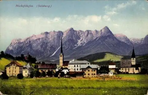 Ak Bischofshofen in Salzburg, Teilansicht