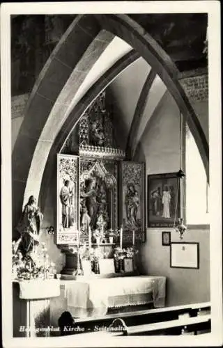 Ak Heiligenblut am Großglockner in Kärnten, Kirche, Seitenaltar