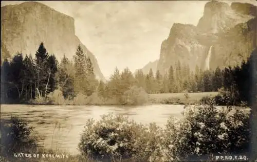 Ak Yosemite Nationalpark Kalifornien USA, Gates