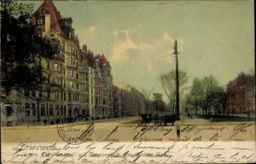 Ak Boston Massachusetts USA, Hotel Vendome, Commonwealth Avenue