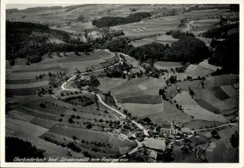 Ak Oberbiederbach Biederbach Baden Württemberg, Fliegeraufnahme