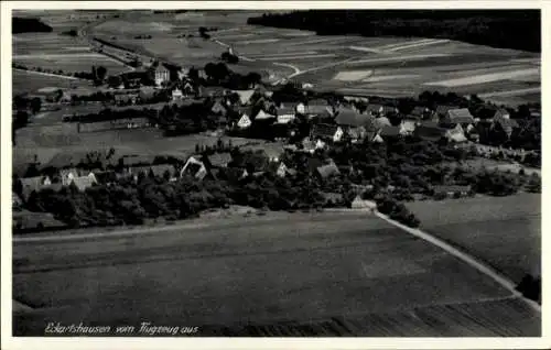 Ak Eckartshausen Ilshofen in Württemberg, Fliegeraufnahme