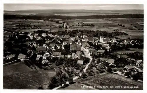 Ak Loßburg im Schwarzwald, Fliegeraufnahme