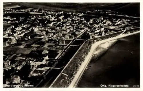 Ak Nordseebad Büsum, Fliegeraufnahme