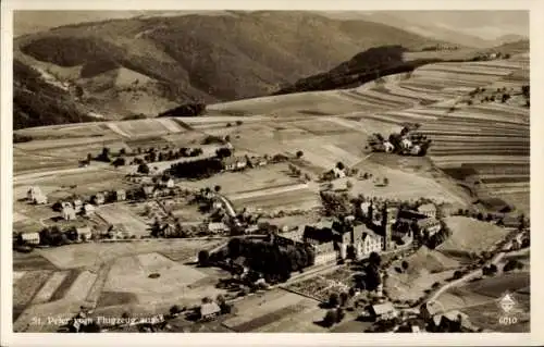 Ak St. Peter im Schwarzwald, Fliegeraufnahme