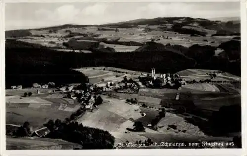 Ak Sankt Märgen im Schwarzwald, Fliegeraufnahme