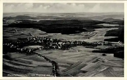 Ak Marschalkenzimmern Dornhan Baden Württemberg, Fliegeraufnahme