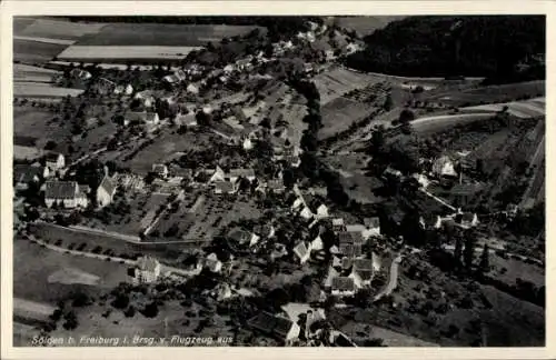 Ak Sölden im Breisgau Schwarzwald, Fliegeraufnahme