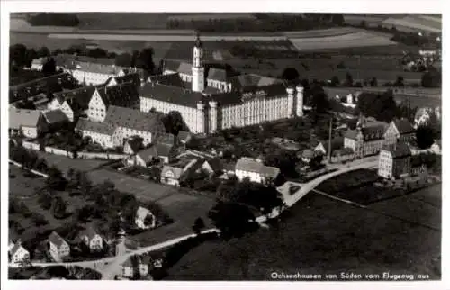 Ak Ochsenhausen in Württemberg, Fliegeraufnahme