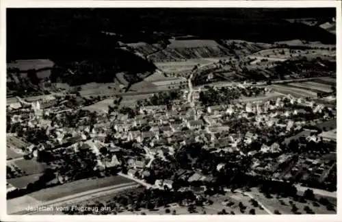 Ak Jestetten in Baden, Fliegeraufnahme