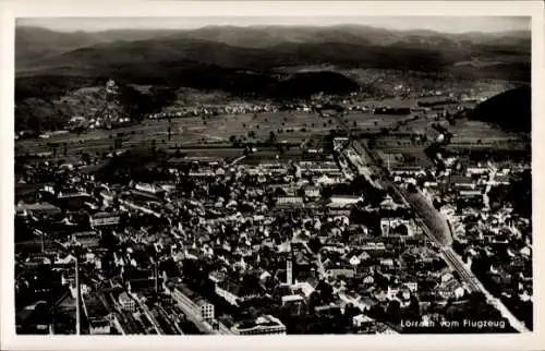 Ak Lörrach in Baden, Fliegeraufnahme