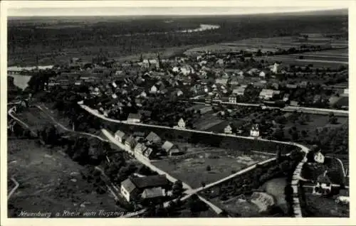 Ak Neuenburg am Rhein Baden, Fliegeraufnahme