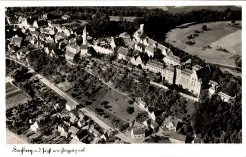 Ak Kirchberg an der Jagst, Fliegeraufnahme