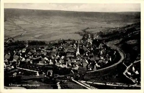 Ak Röttingen an der Tauber Unterfranken, Fliegeraufnahme