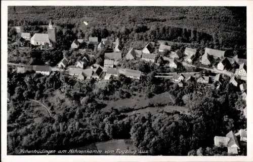 Ak Hohentrüdingen Heidenheim Mittelfranken, Fliegeraufnahme