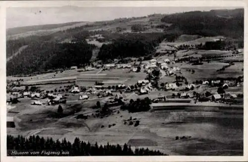 Ak Häusern im Schwarzwald, Fliegeraufnahme