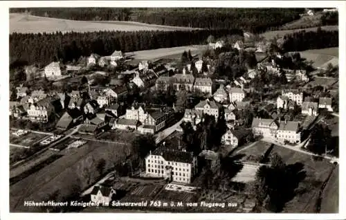 Ak Königsfeld im Schwarzwald Baden, Fliegeraufnahme