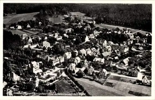 Ak Königsfeld im Schwarzwald Baden, Fliegeraufnahme