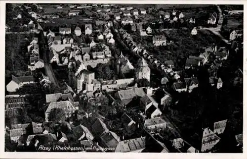 Ak Alzey in Rheinhessen, Fliegeraufnahme