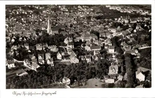 Ak Alzey in Rheinhessen, Fliegeraufnahme