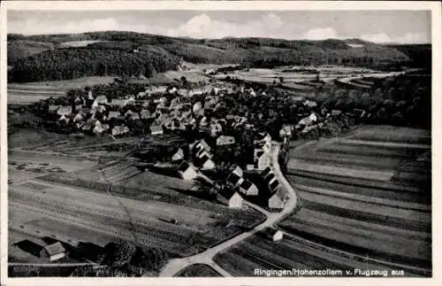 Ak Ringingen (Hohenzollern) Burladingen Schwäbische Alb, Fliegeraufnahme