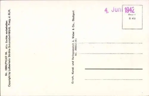 Ak Plüderhausen in Württemberg, Fliegeraufnahme