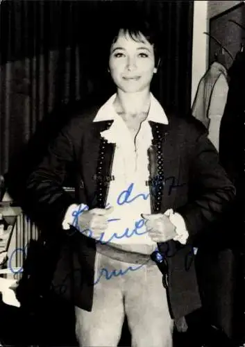 Ak Schauspielerin Christine Ostermayer, Portrait, Autogramm