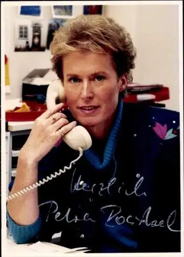 Ak Schauspielerin Petra Rossbach, Portrait, Telefon, Autogramm